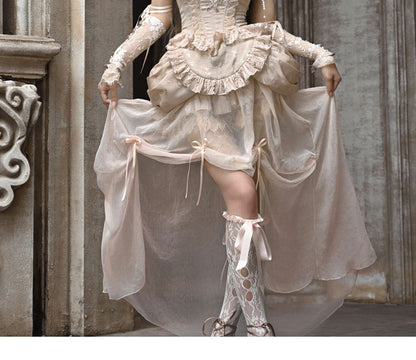 Jacquard Rococo Corset Dress