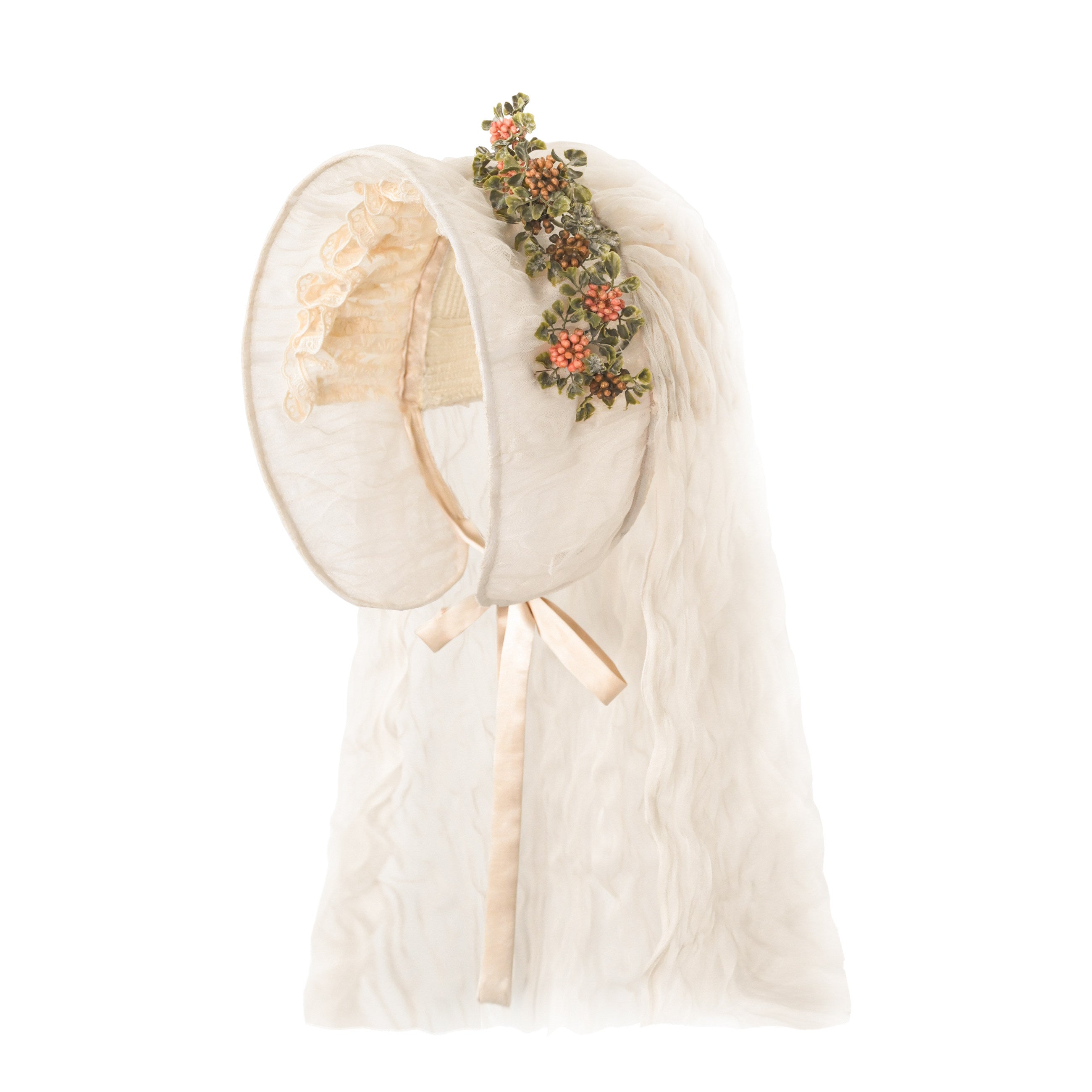 Vintage Lace Rabbit Ear Hat