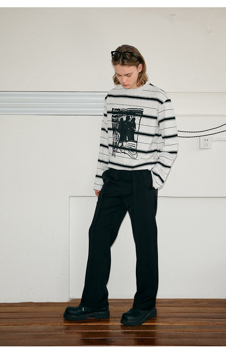 Micro-Stretch Straight-Leg TR Trousers