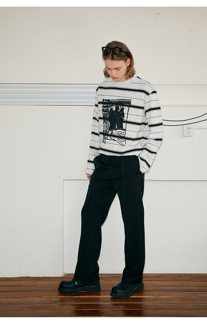 Micro-Stretch Straight-Leg TR Trousers