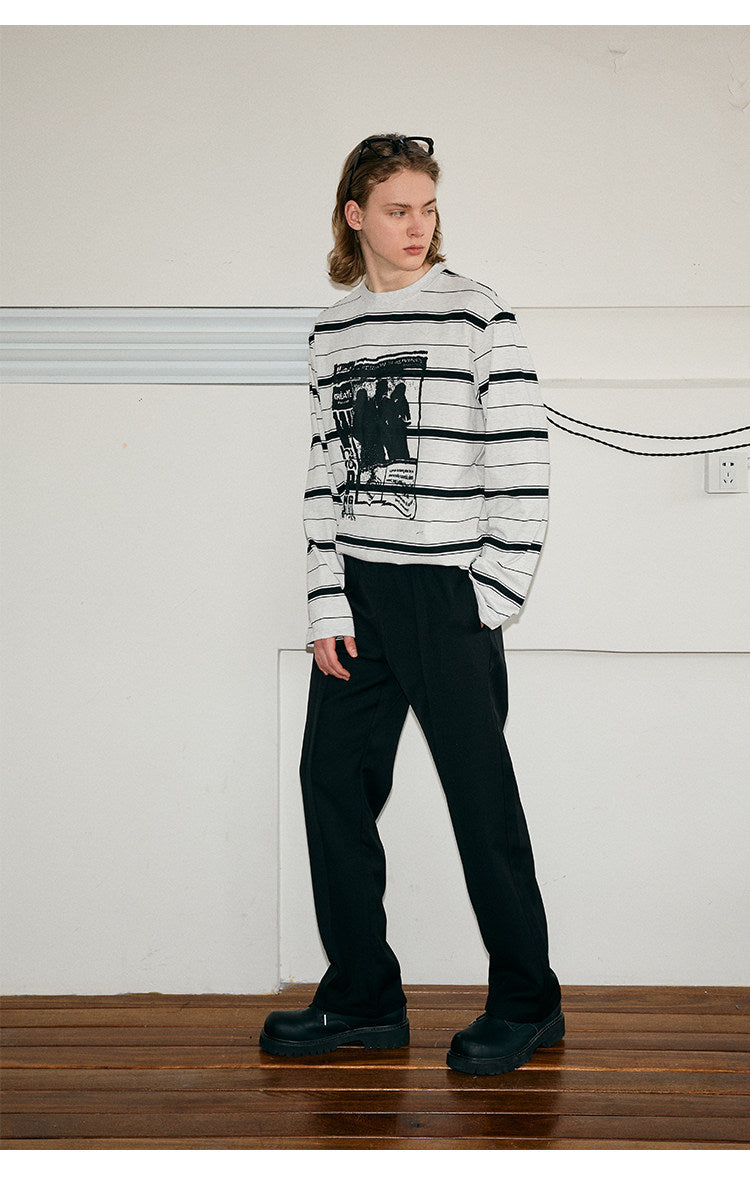 Micro-Stretch Straight-Leg TR Trousers