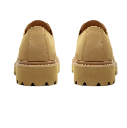 Suede Lug Sole Derby Shoes