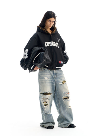Reversible Plush Padded Sports Jacket
