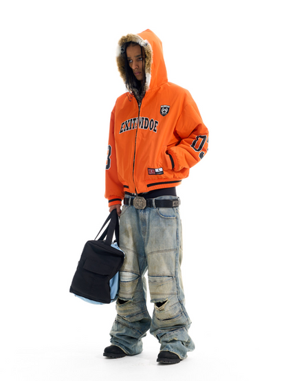 Reversible Plush Padded Sports Jacket