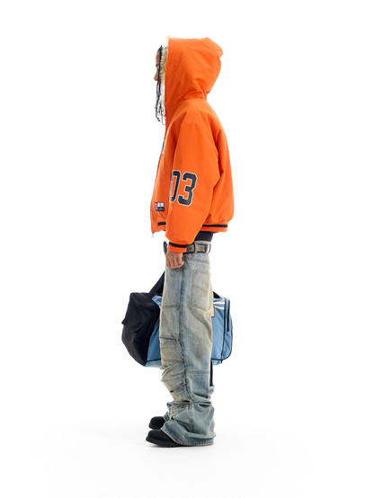Reversible Plush Padded Sports Jacket