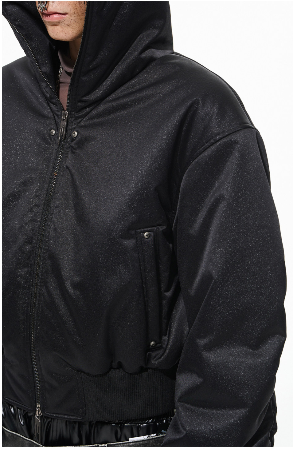 Embellished Hooded Cotton Jacket