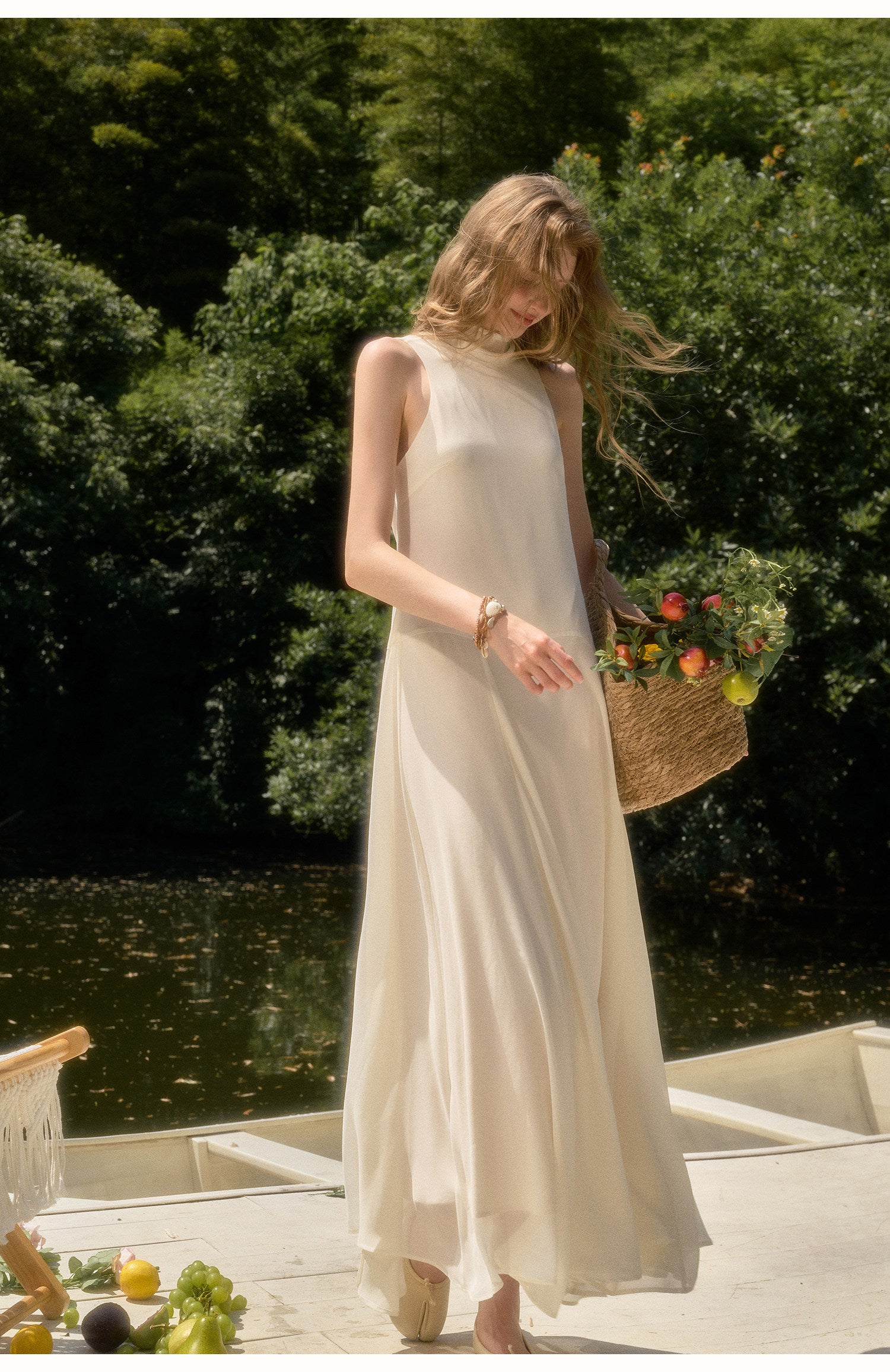 Bow Detail Sleeveless Dress
