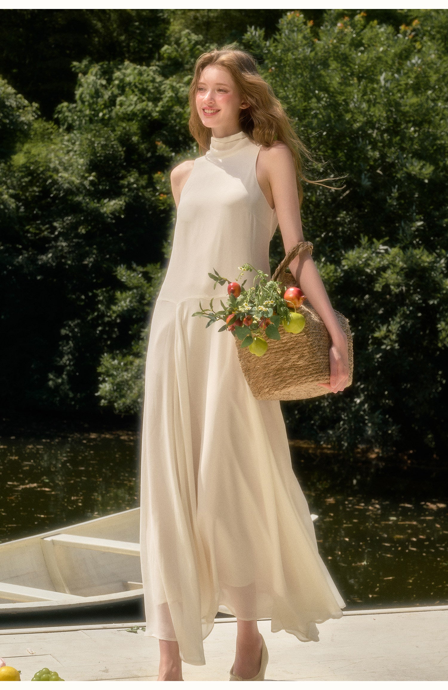 Bow Detail Sleeveless Dress