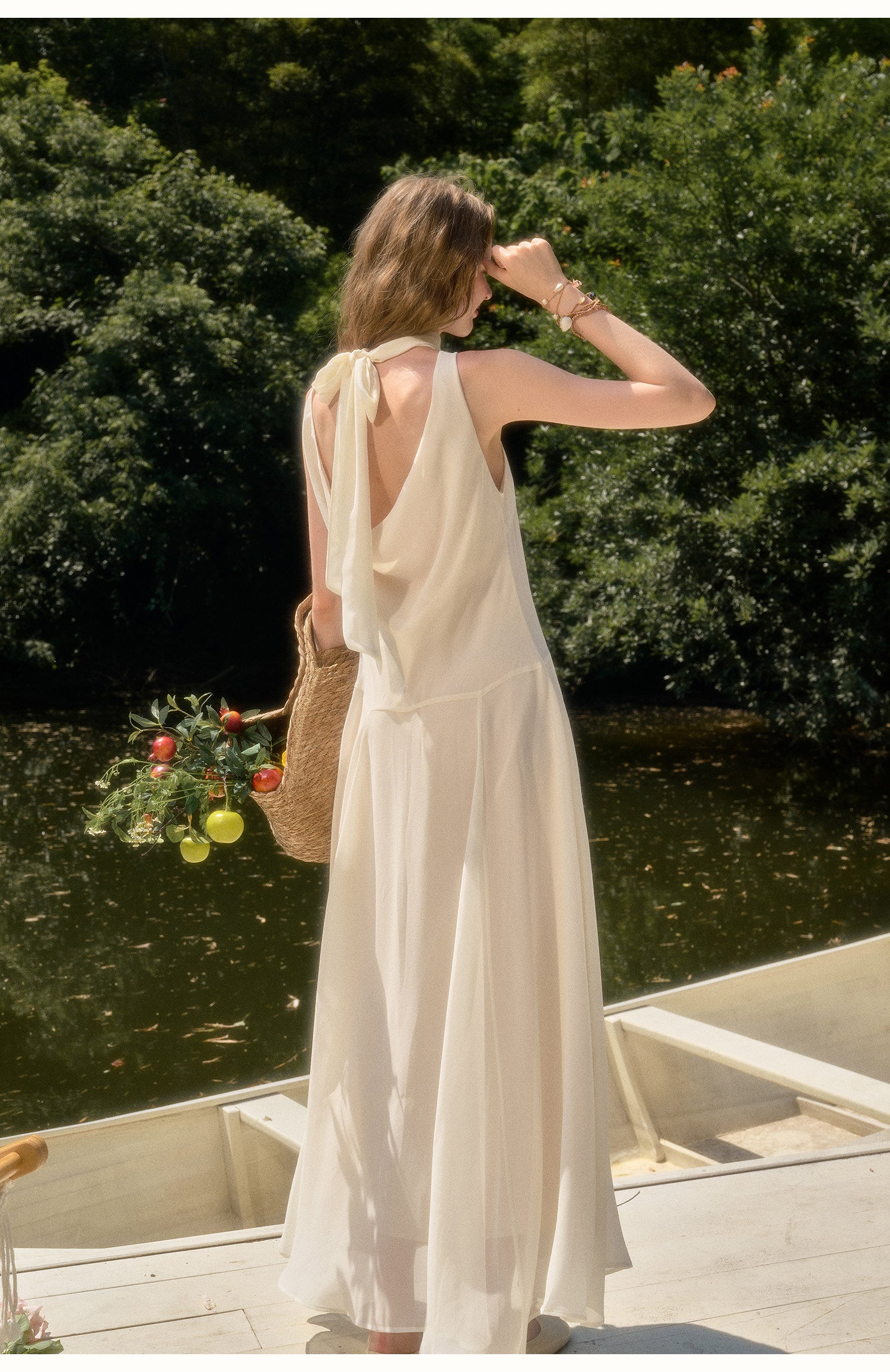 Bow Detail Sleeveless Dress