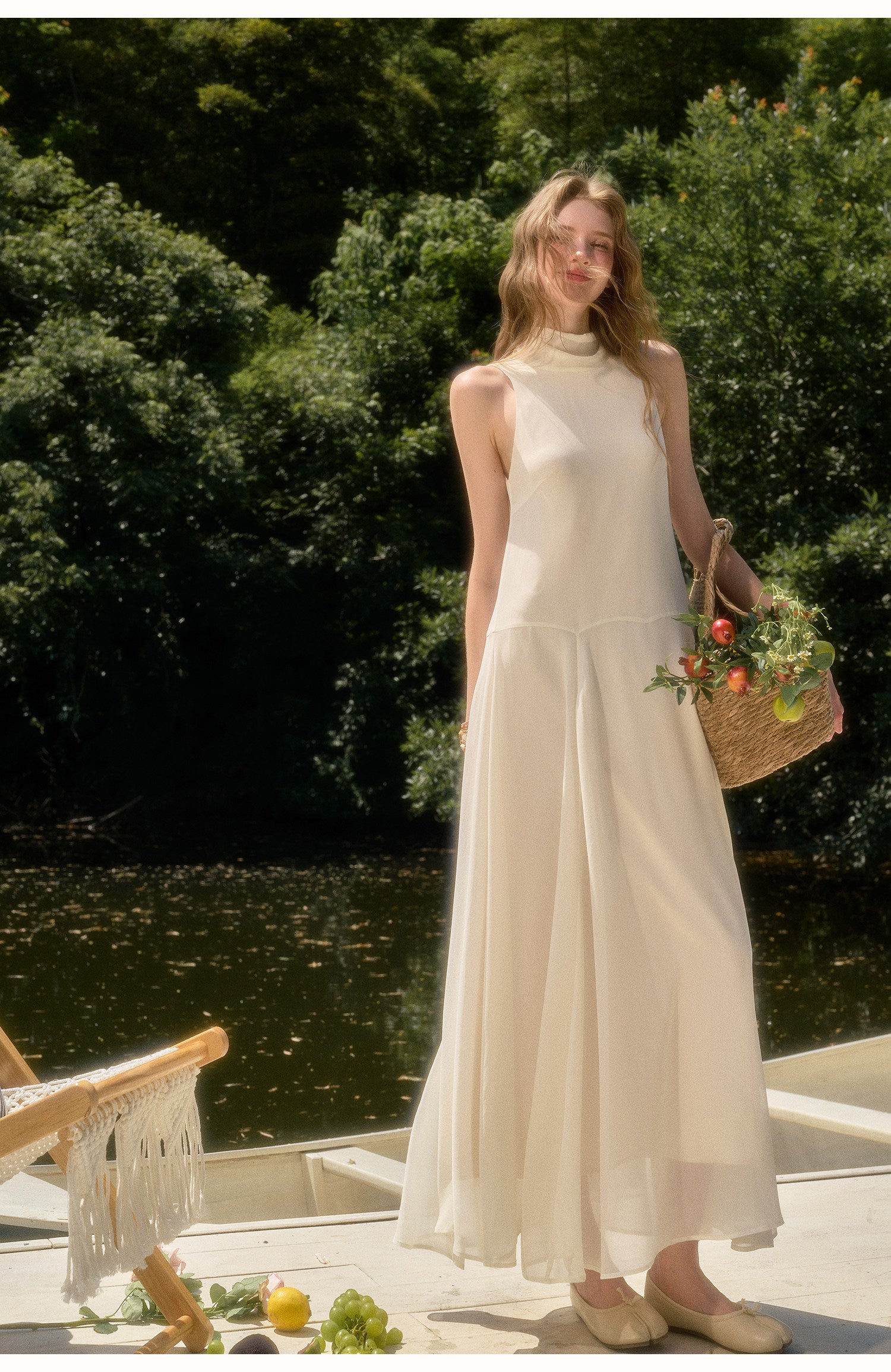 Bow Detail Sleeveless Dress