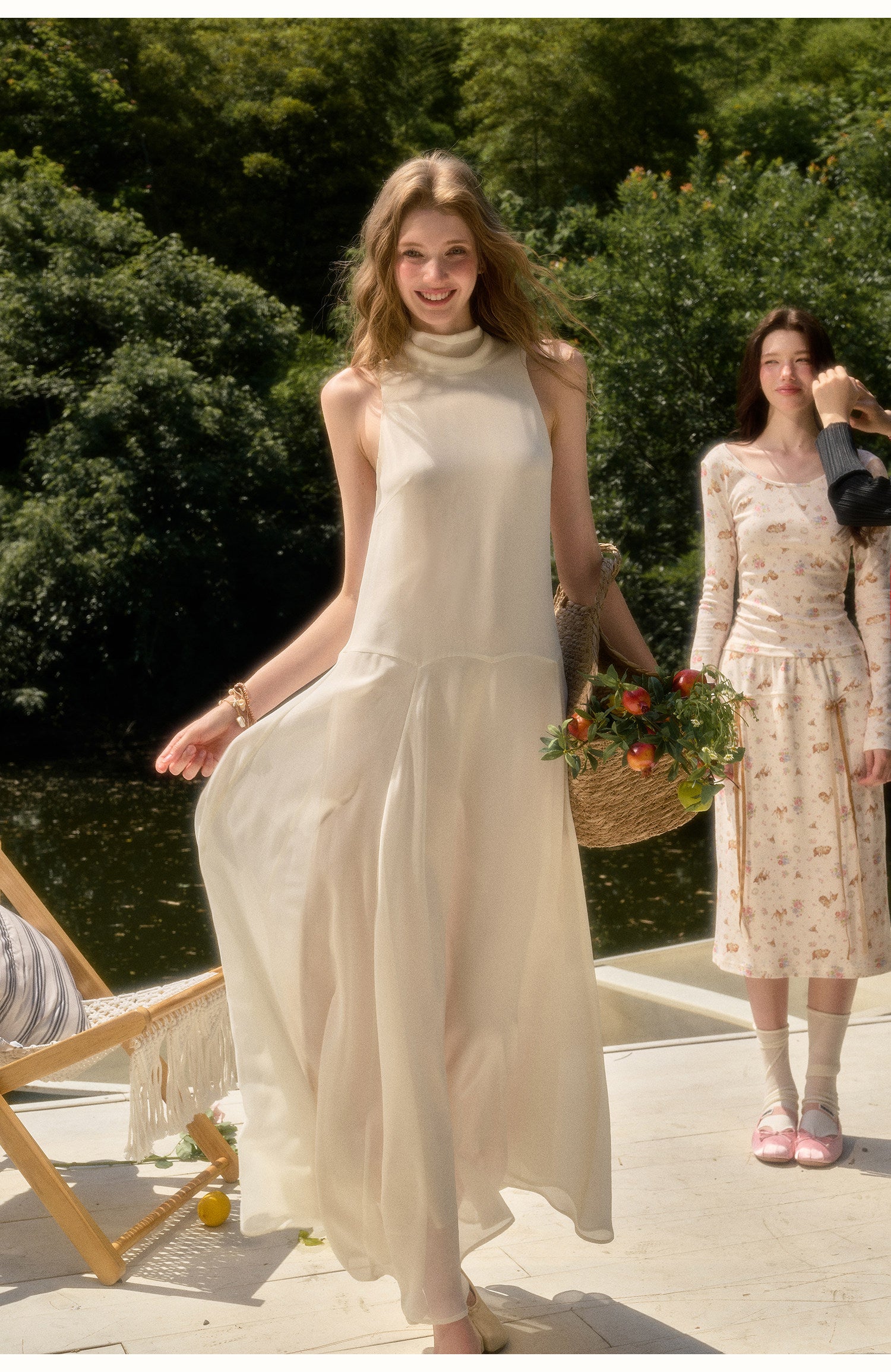 Bow Detail Sleeveless Dress