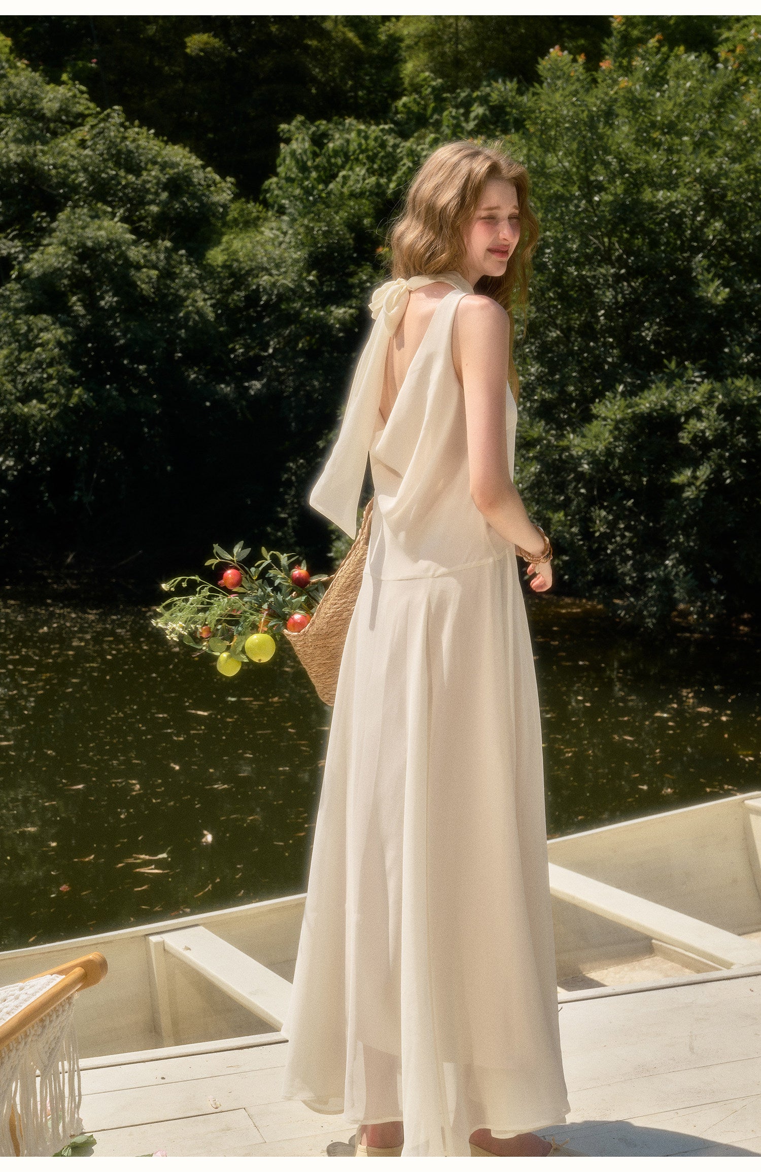 Bow Detail Sleeveless Dress