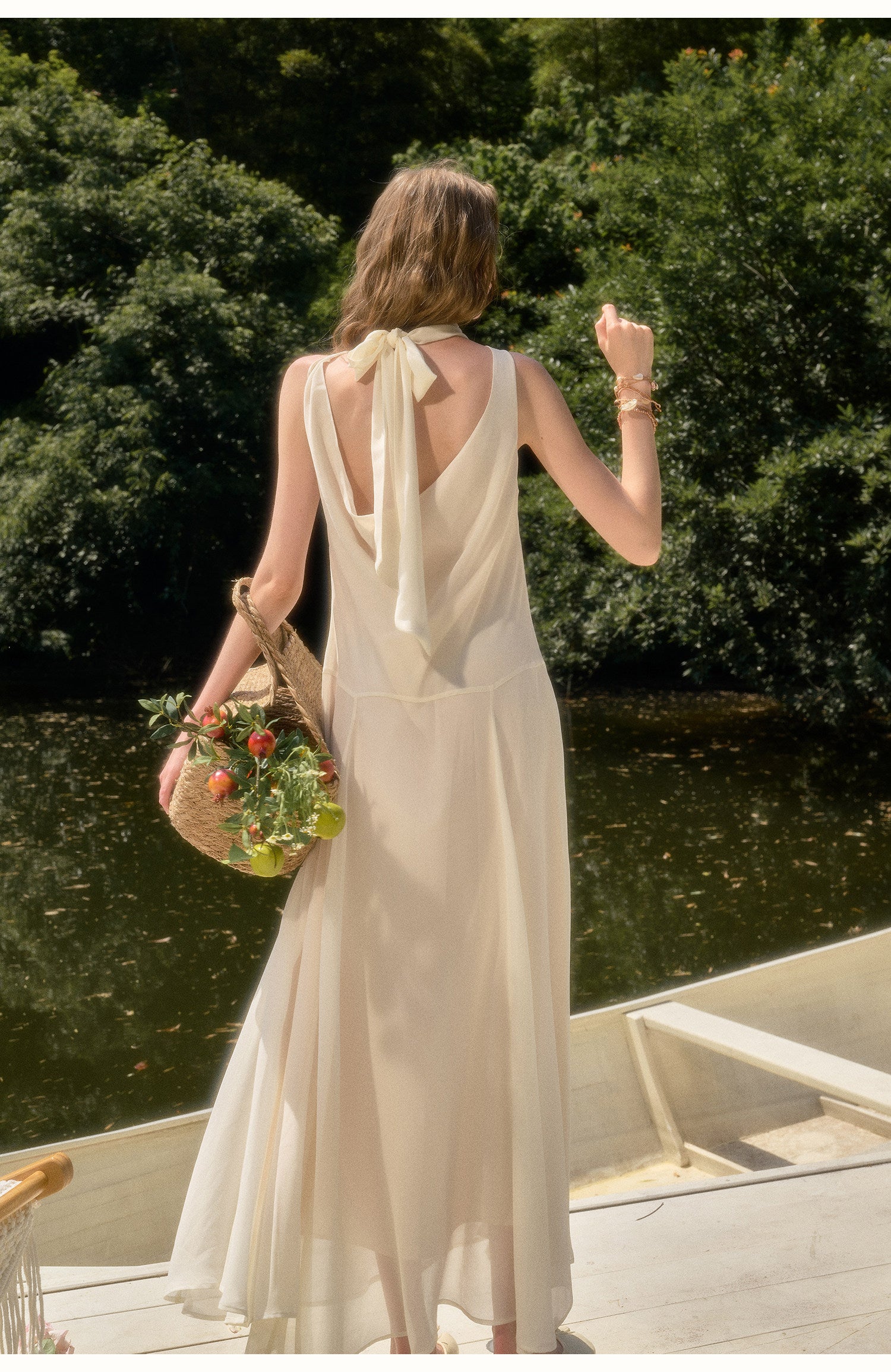 Bow Detail Sleeveless Dress