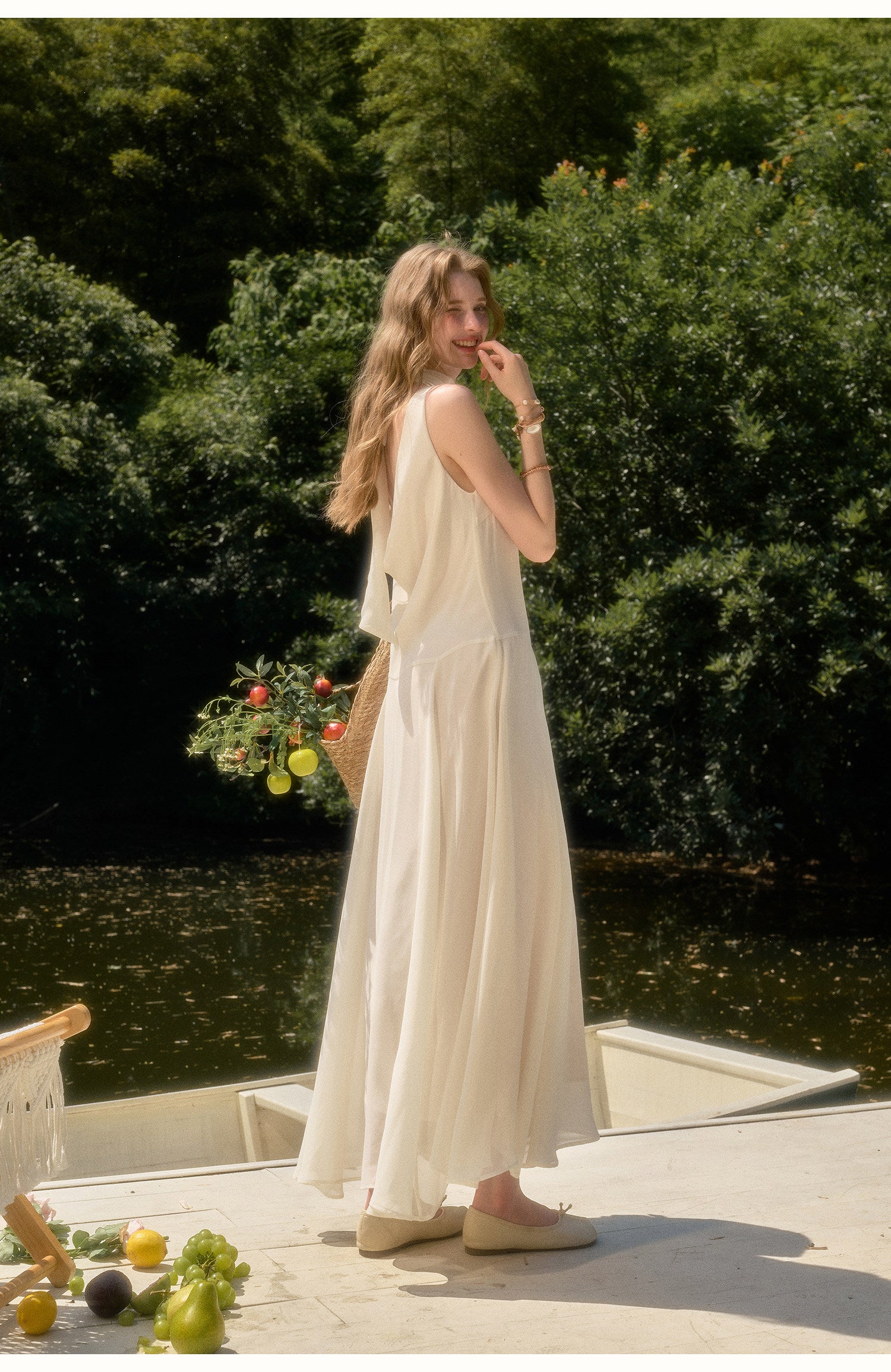 Bow Detail Sleeveless Dress