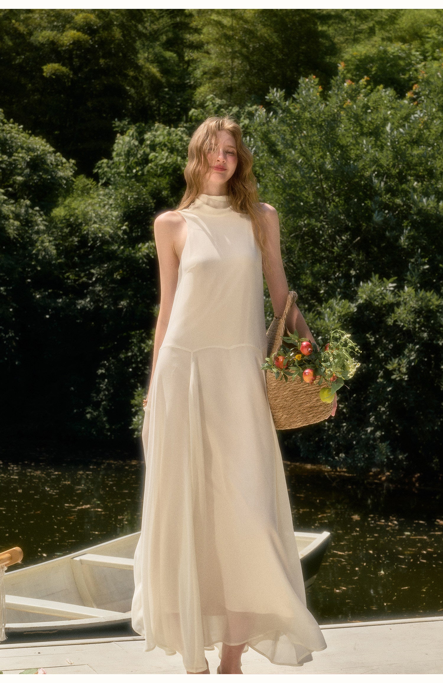 Bow Detail Sleeveless Dress