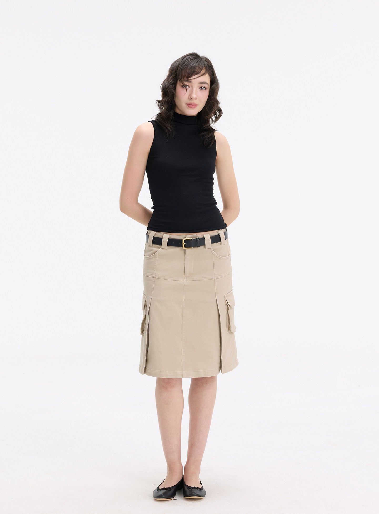 Italian Leather Metal Buckle Belt