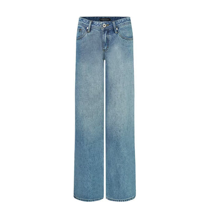 Low-Waist Sky Blue Jeans