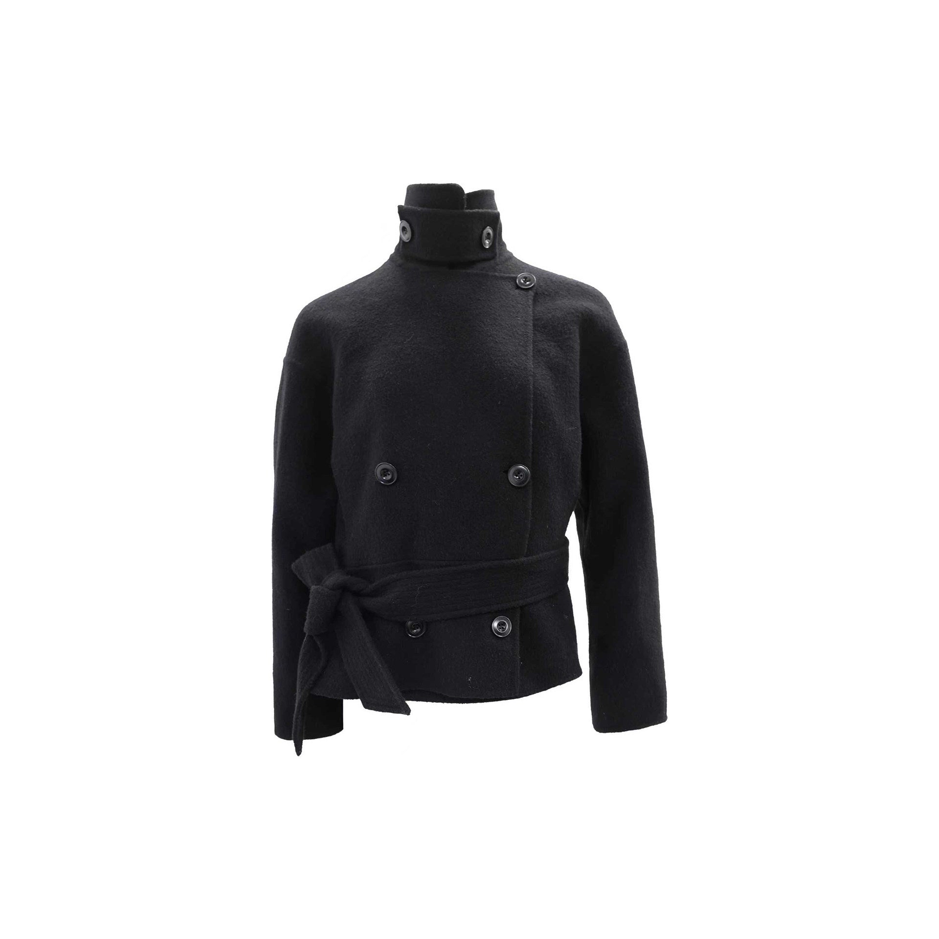 Double-Faced Wool Short Coat