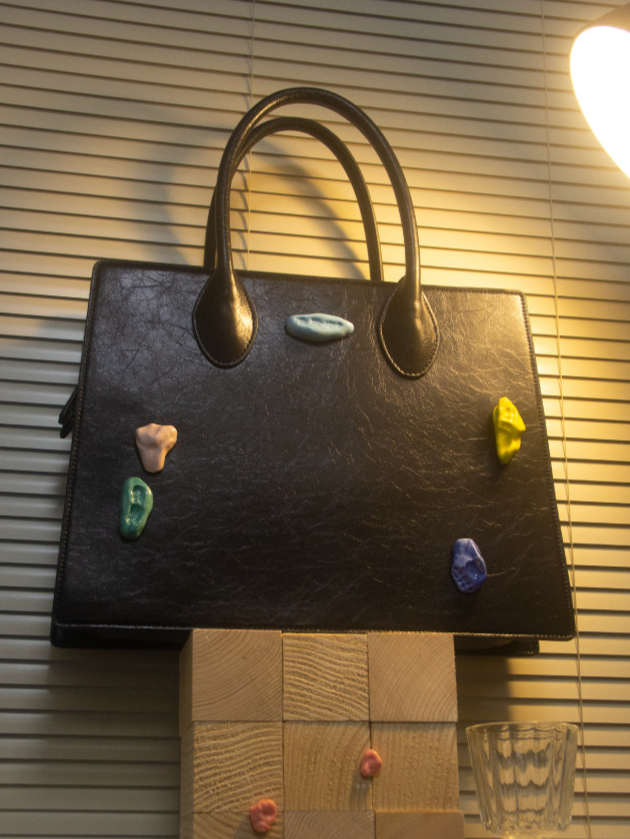 Handmade Ceramic Structured Tote Bag