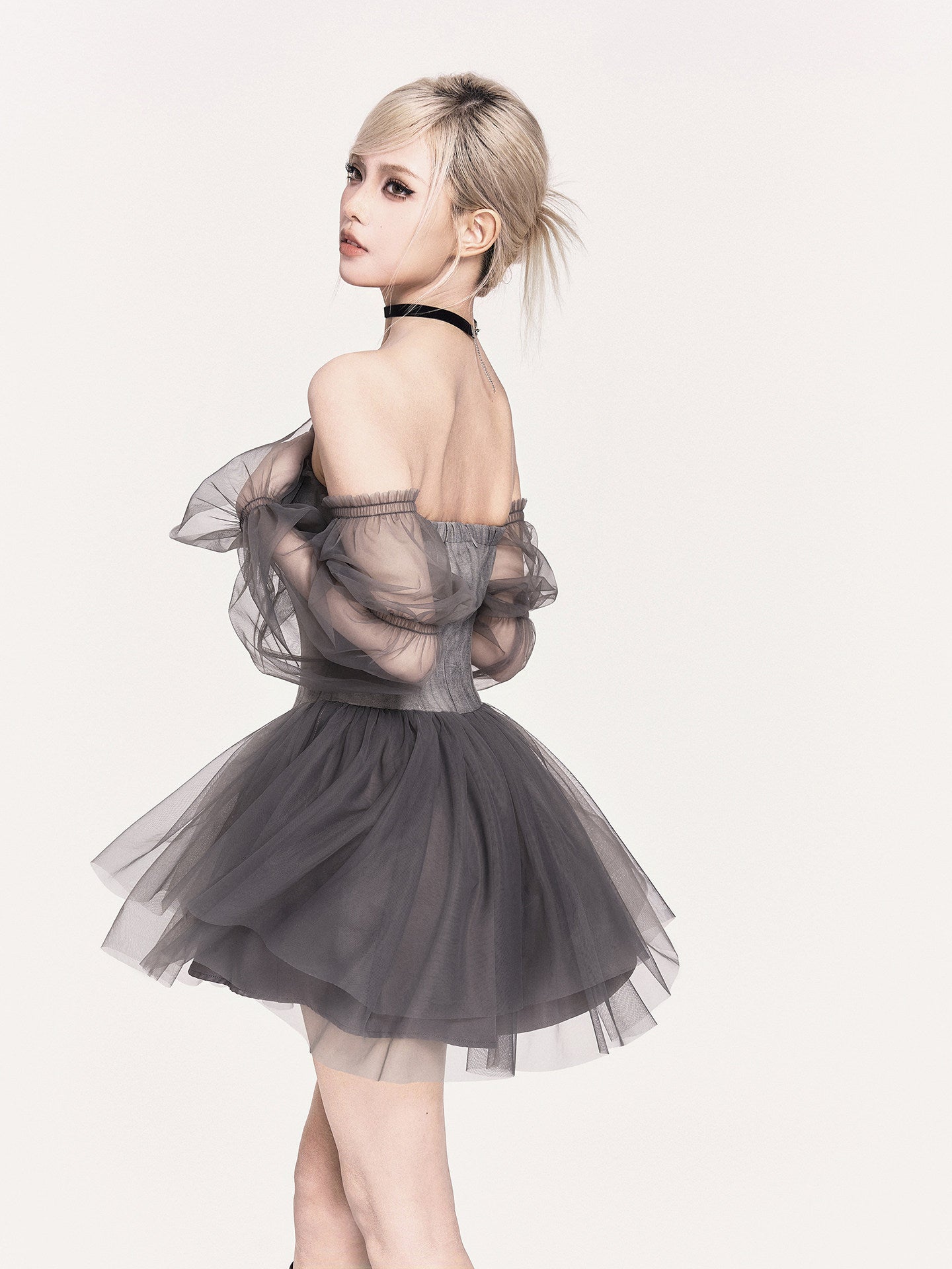 Tie-Dye Corset Tutu Dress
