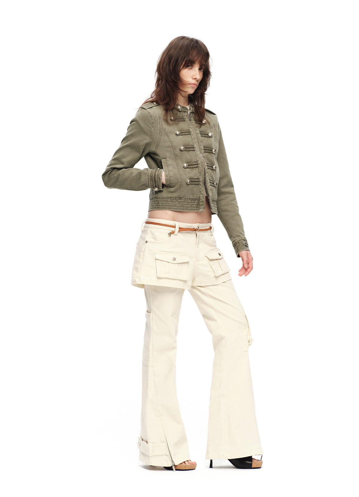 Washed Cotton Napoleon Jacket
