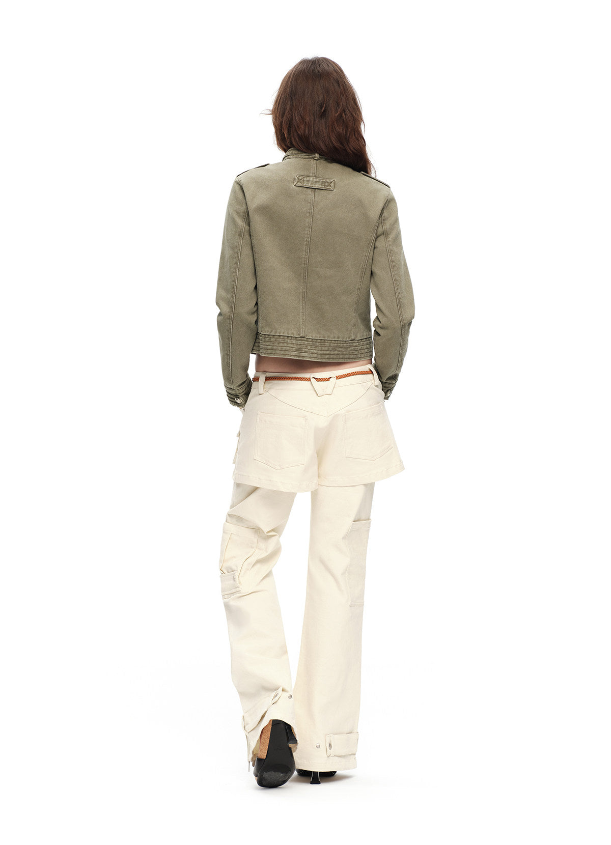 Washed Cotton Napoleon Jacket