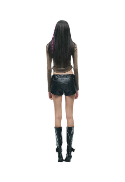 Graphic Buckle Cropped T-Shirt