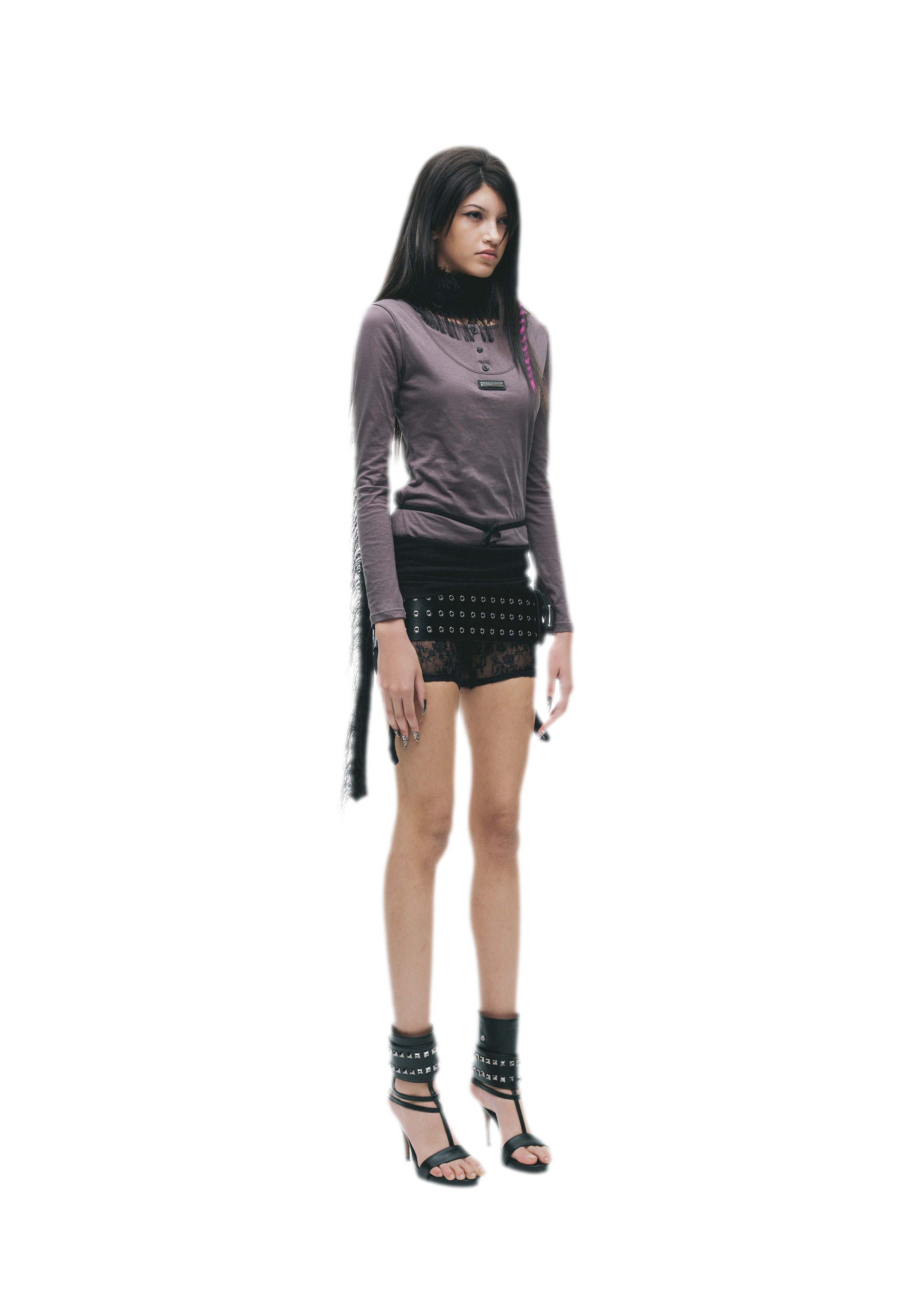 Custom Plaque Fitted Long-Sleeve T-Shirt