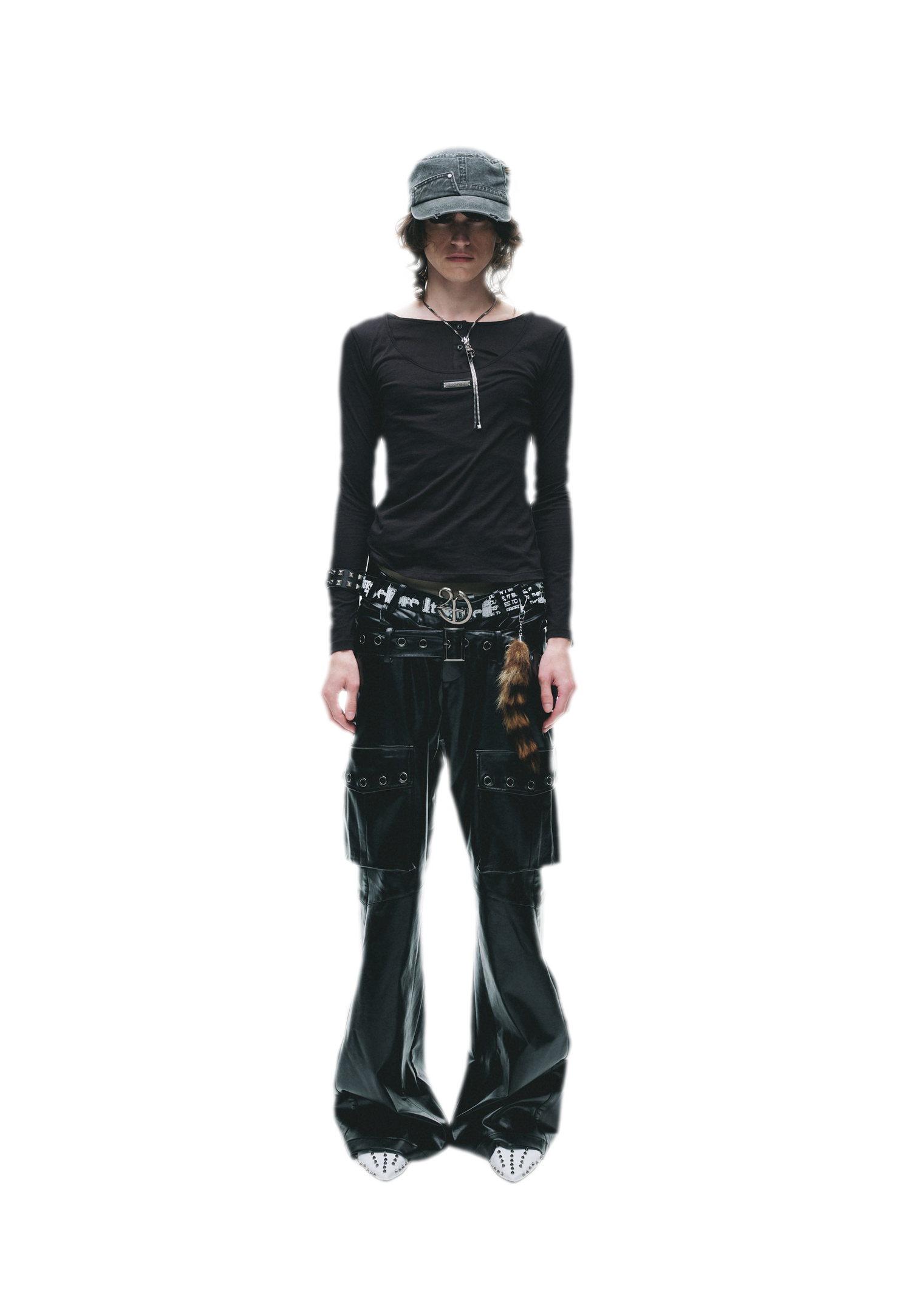 Custom Plaque Fitted Long-Sleeve T-Shirt