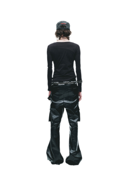 Custom Plaque Fitted Long-Sleeve T-Shirt