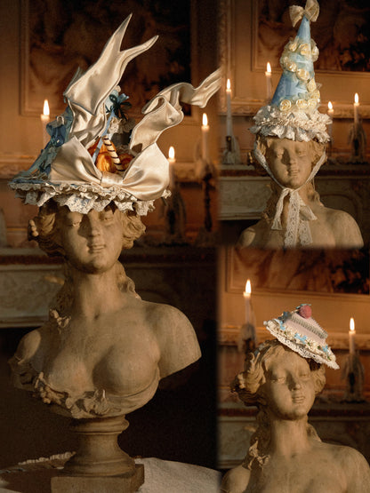 Layered Lace Dessert Hat