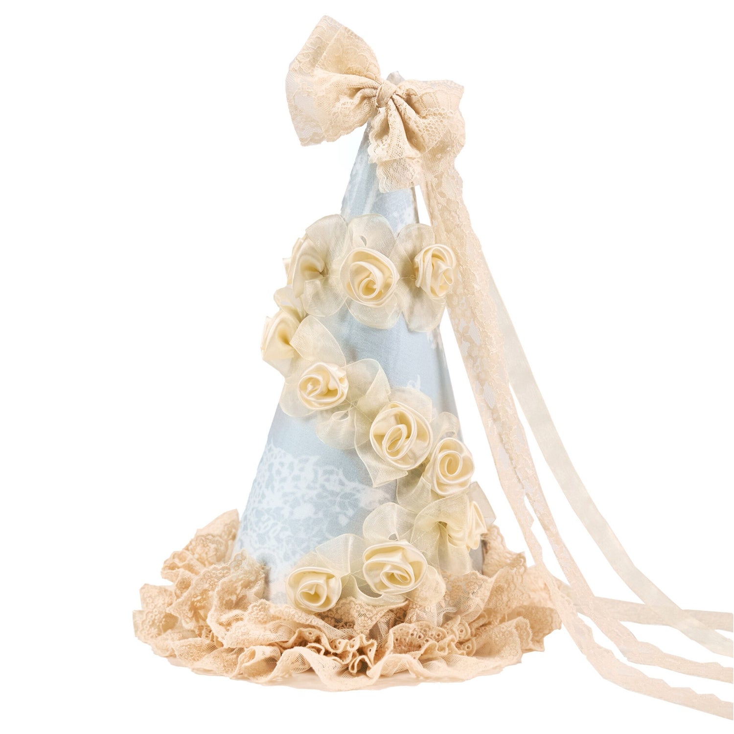 Layered Lace Dessert Hat