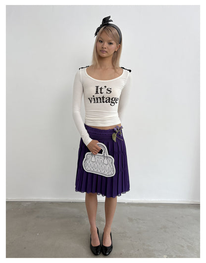 Floral Scoop-Neck Fitted T-Shirt