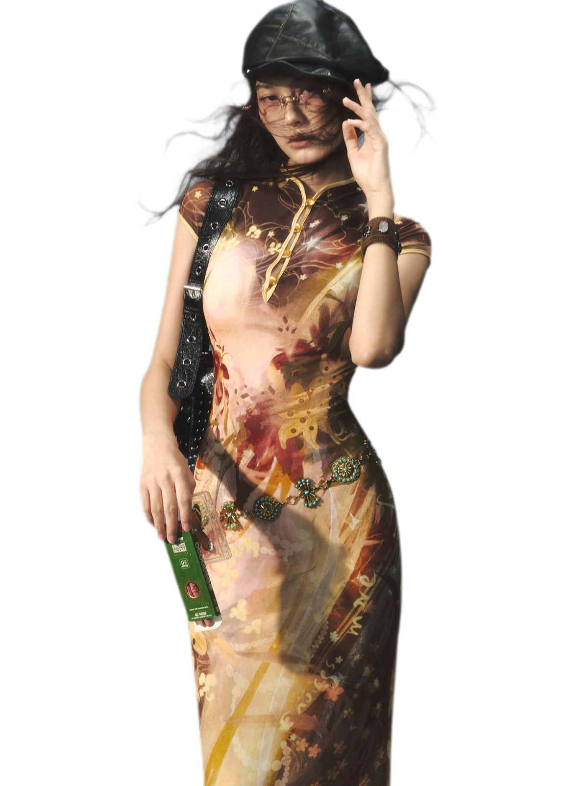 Reversible Fishtail Qipao Dress