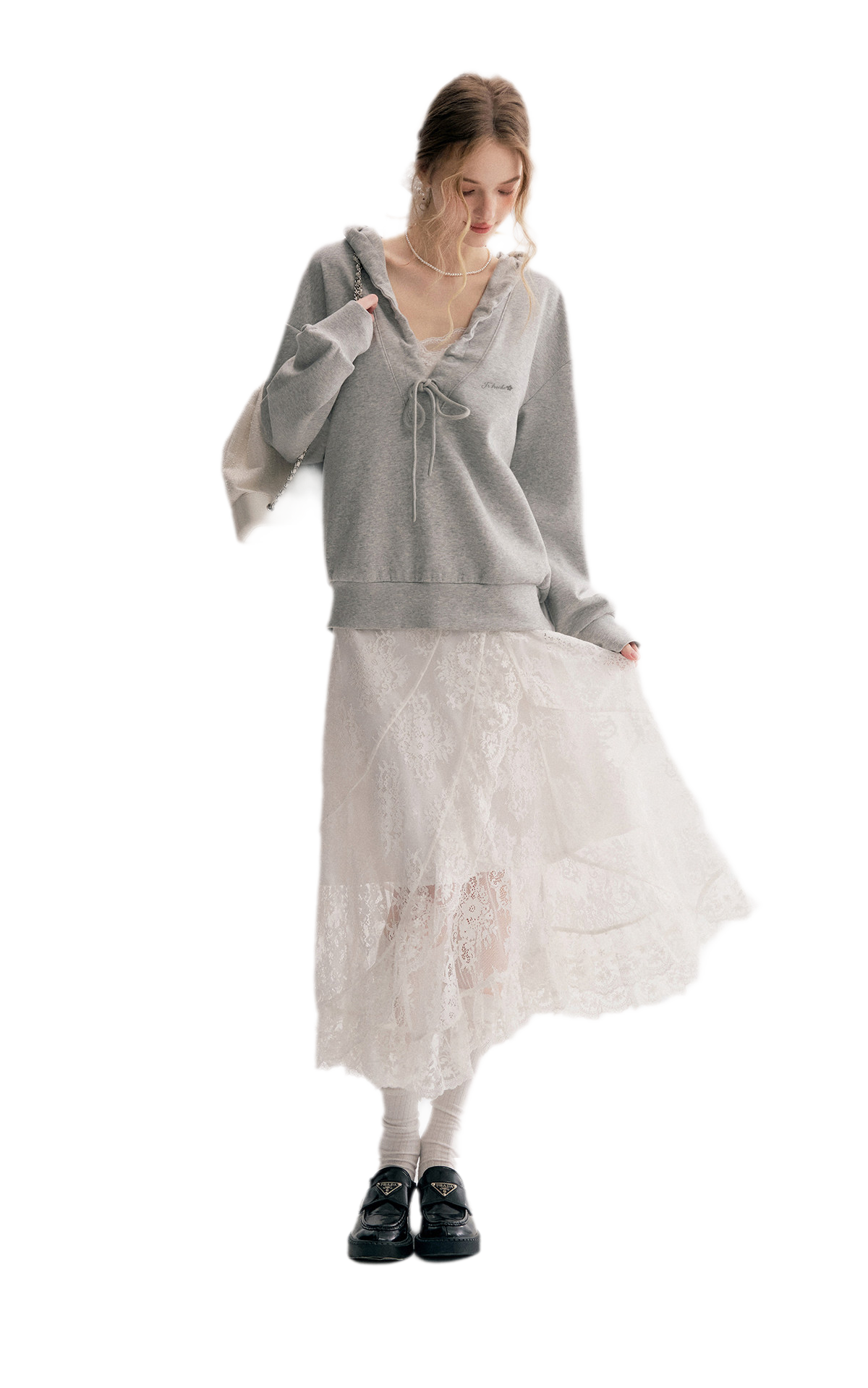 Layered Lace A-Line Skirt