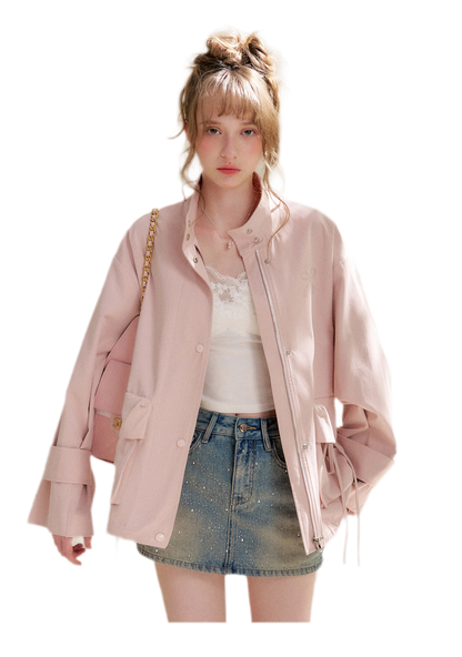 Rhinestone A-Line Denim Skirt