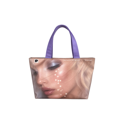 Distressed PU Oversized Tote Bag