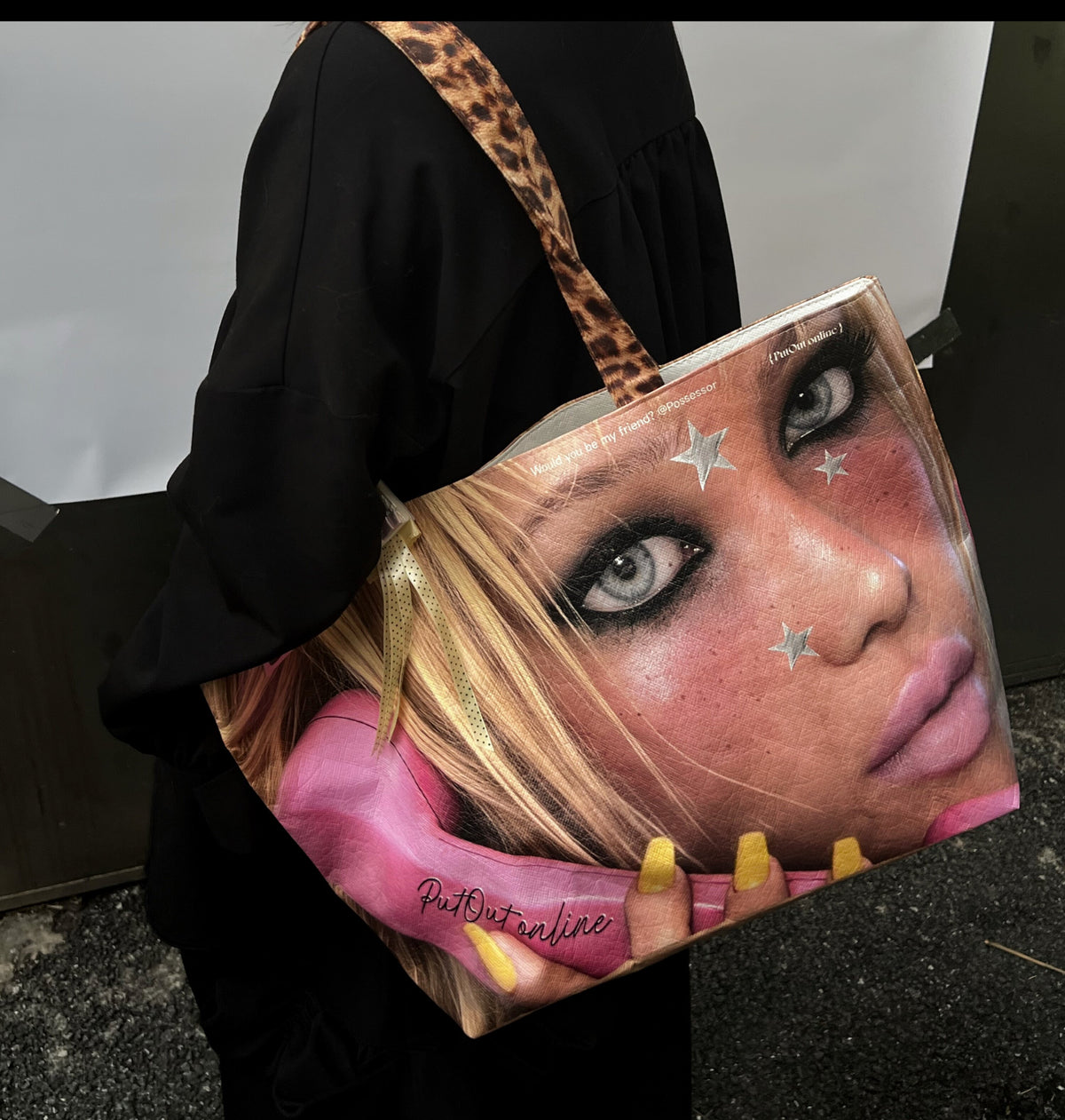 Y3K Printed Large-Capacity Tote