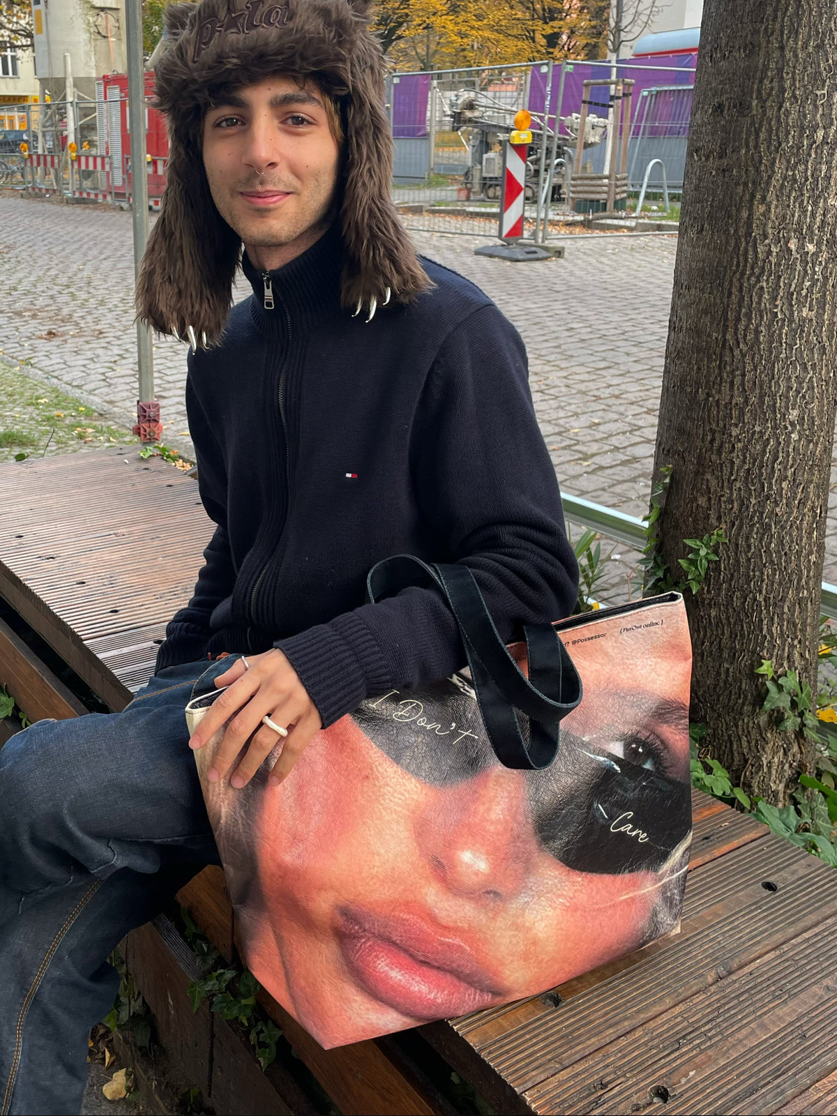 Printed Paper Large-Capacity Tote