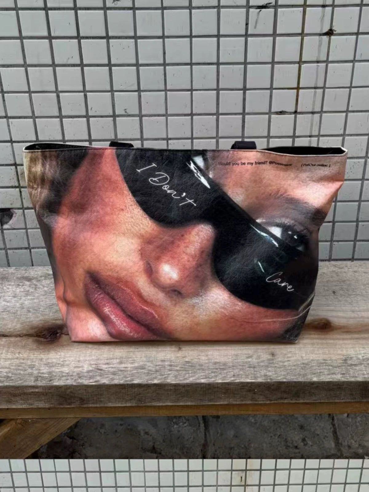 Printed Paper Large-Capacity Tote