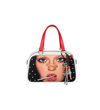 Star Artwork Compact Crossbody Bag