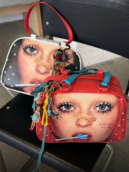 Star Artwork Compact Crossbody Bag
