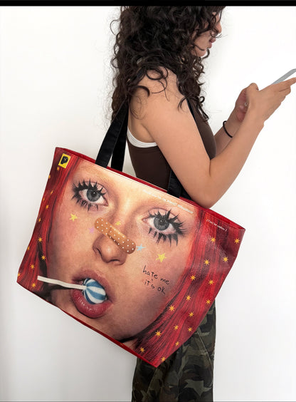 Printed Eco Paper Tote Bag