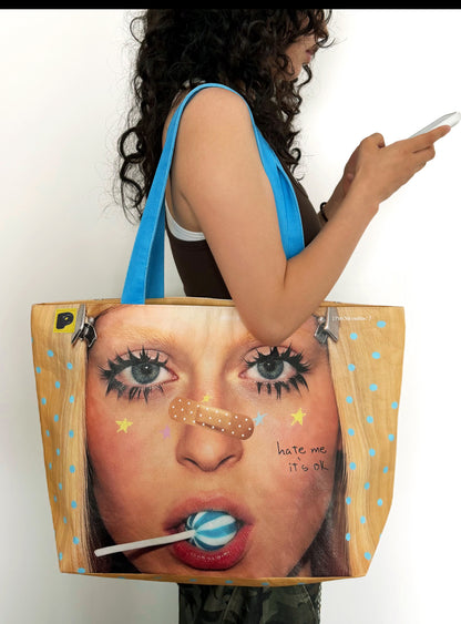Printed Eco Paper Tote Bag