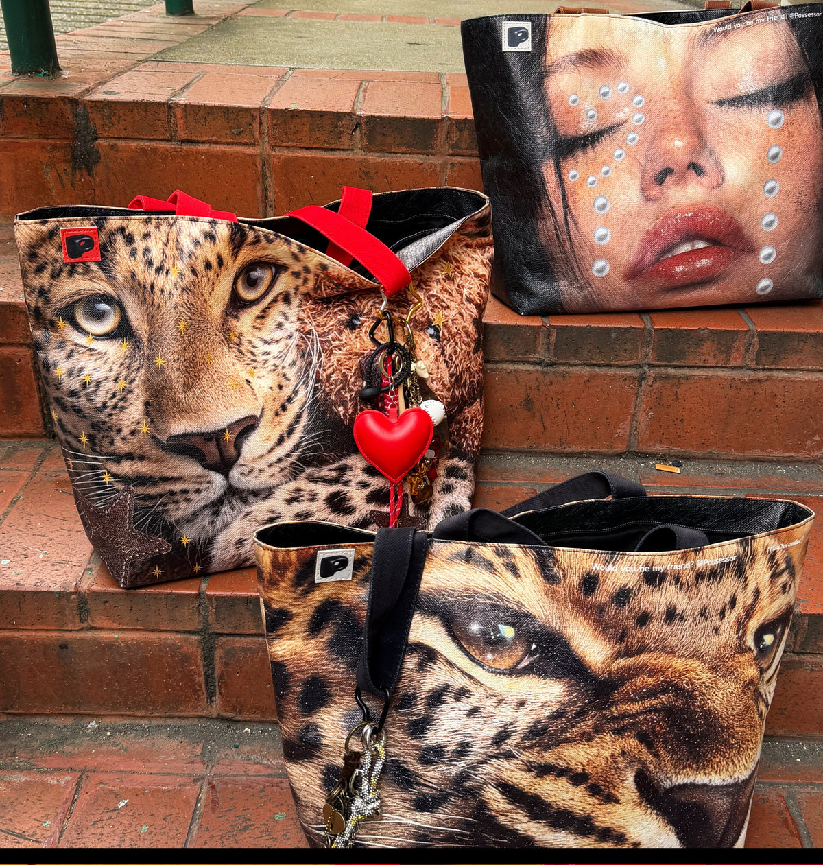 Leopard Print Oversized Tote Bag