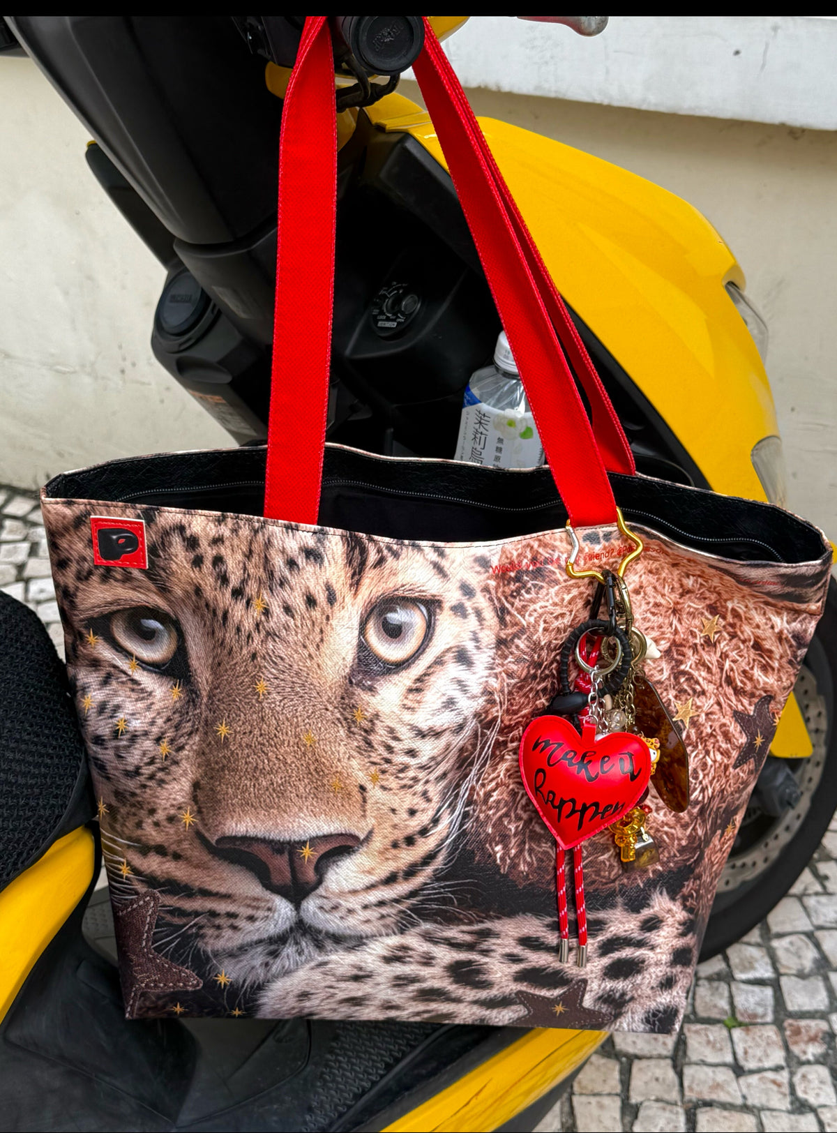 Leopard Print Oversized Tote Bag