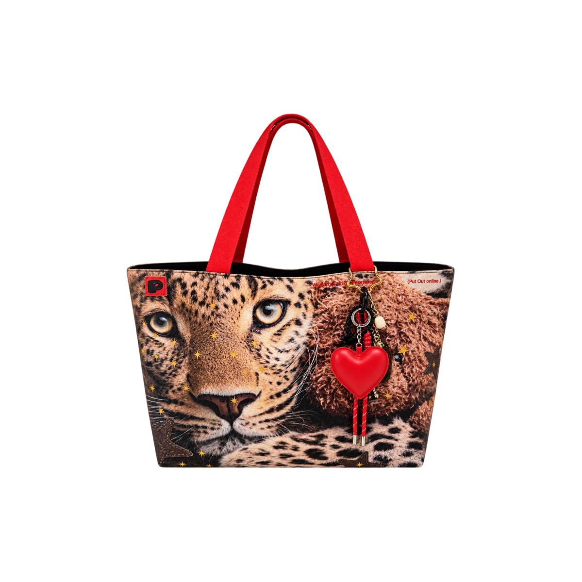 Leopard Print Oversized Tote Bag