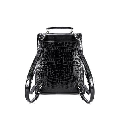 Wandelbarer Rucksack mit geprägter Fledermaus