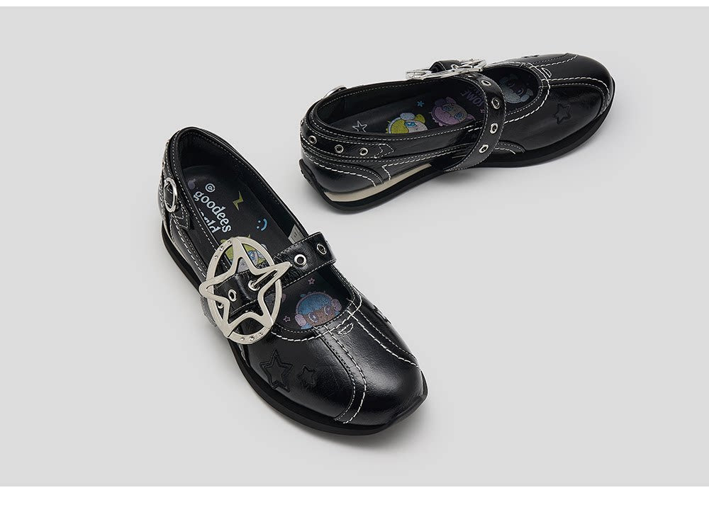 Star Buckle Mary Jane Shoes