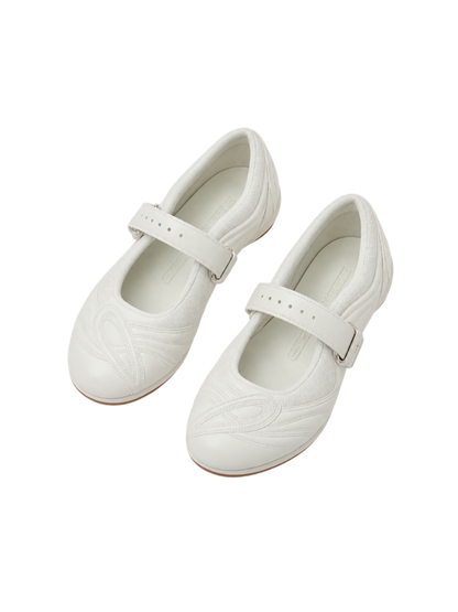 Sporty Open Mary Jane Shoes